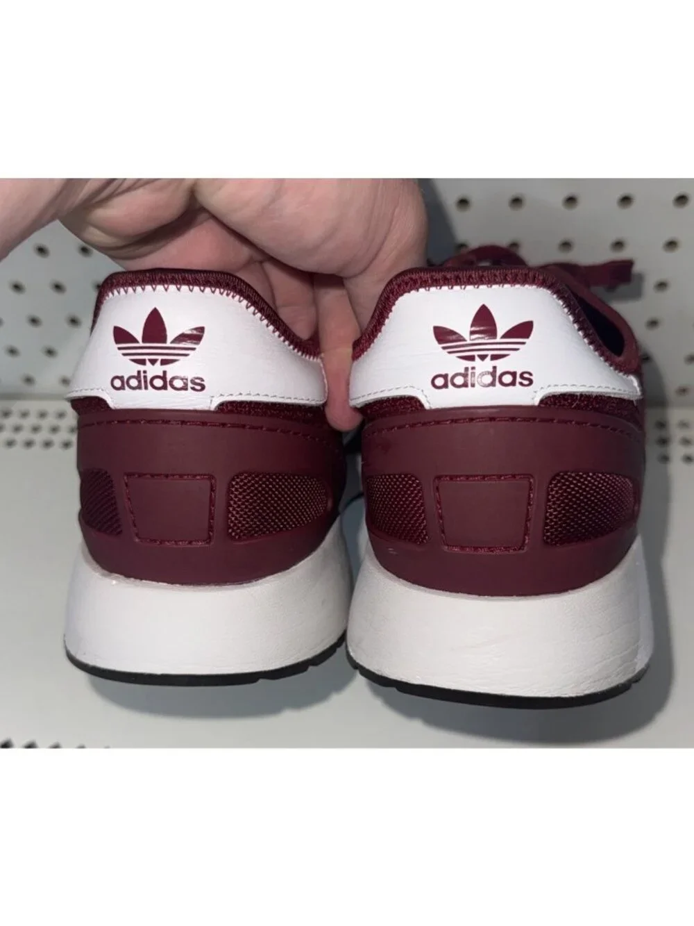 Adidas N-5923 Mens Athletic Shoes Sneakers Size 12 Burgundy White DB0960